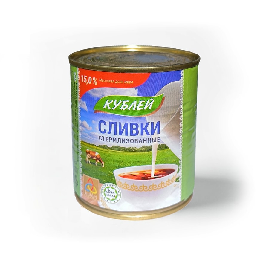 Кублей Сливки стерилизованные